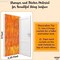 2 Pieces XtraLarge Orange Fringe Backdrop Curtain - 3.2x8 Feet, Orange Backdrop | Orange Streamers for Basketball Party Decorations | Orange Party Decorations, Orange Birthday Decorations
